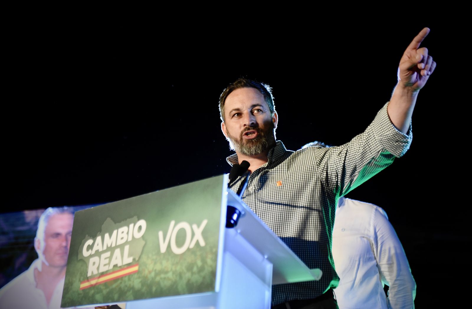 Las imágenes de la noche electoral de Vox