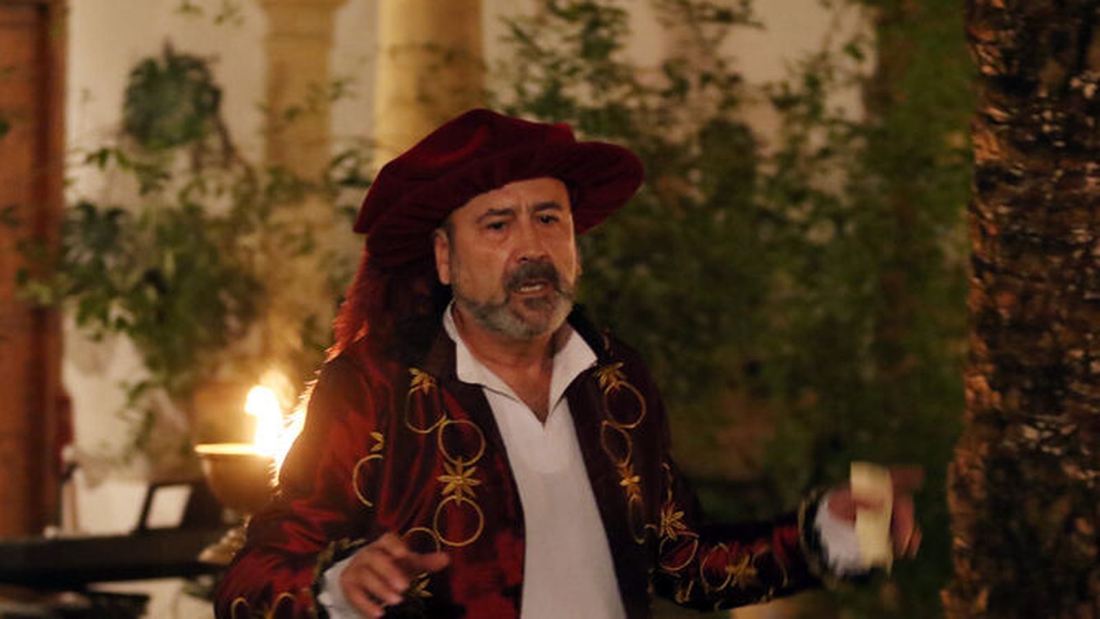 Juan Carlos Villanueva, en una edición anterior de la representación de la obra.