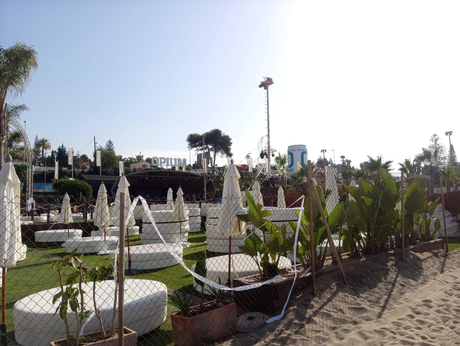 La discoteca Opium de Marbella, donde tuvo lugar el tiroteo.