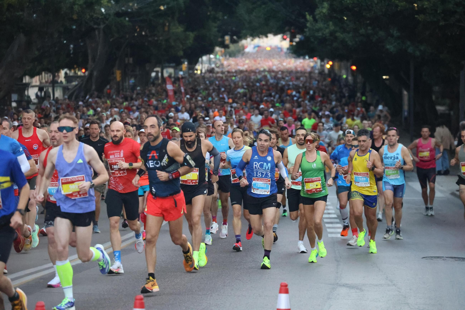 Las mejores fotos de la Maratón de Málaga 2024