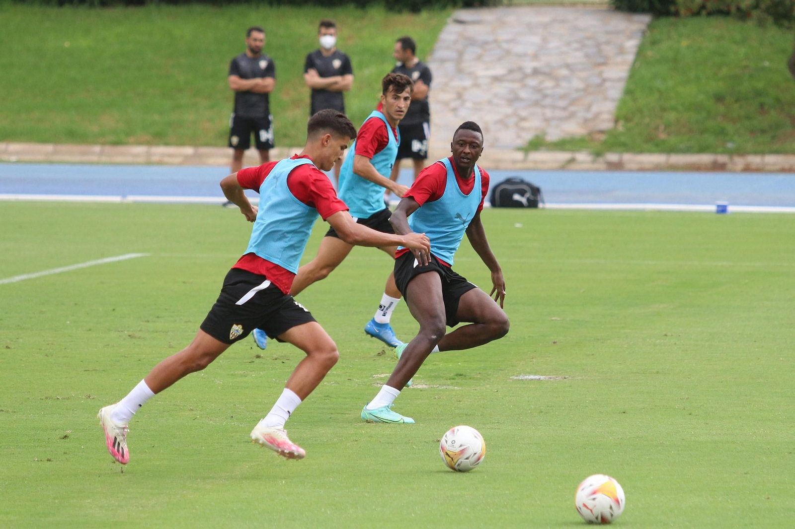 Fotogalería del entrenamiento de la UD Almería del miércoles 11 de agosto