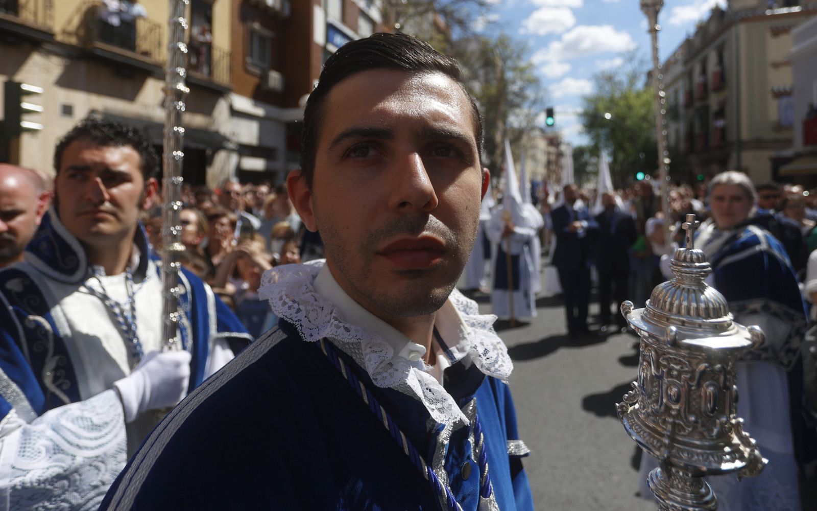 Imágenes de la salida de la hermandad de Los Negritos