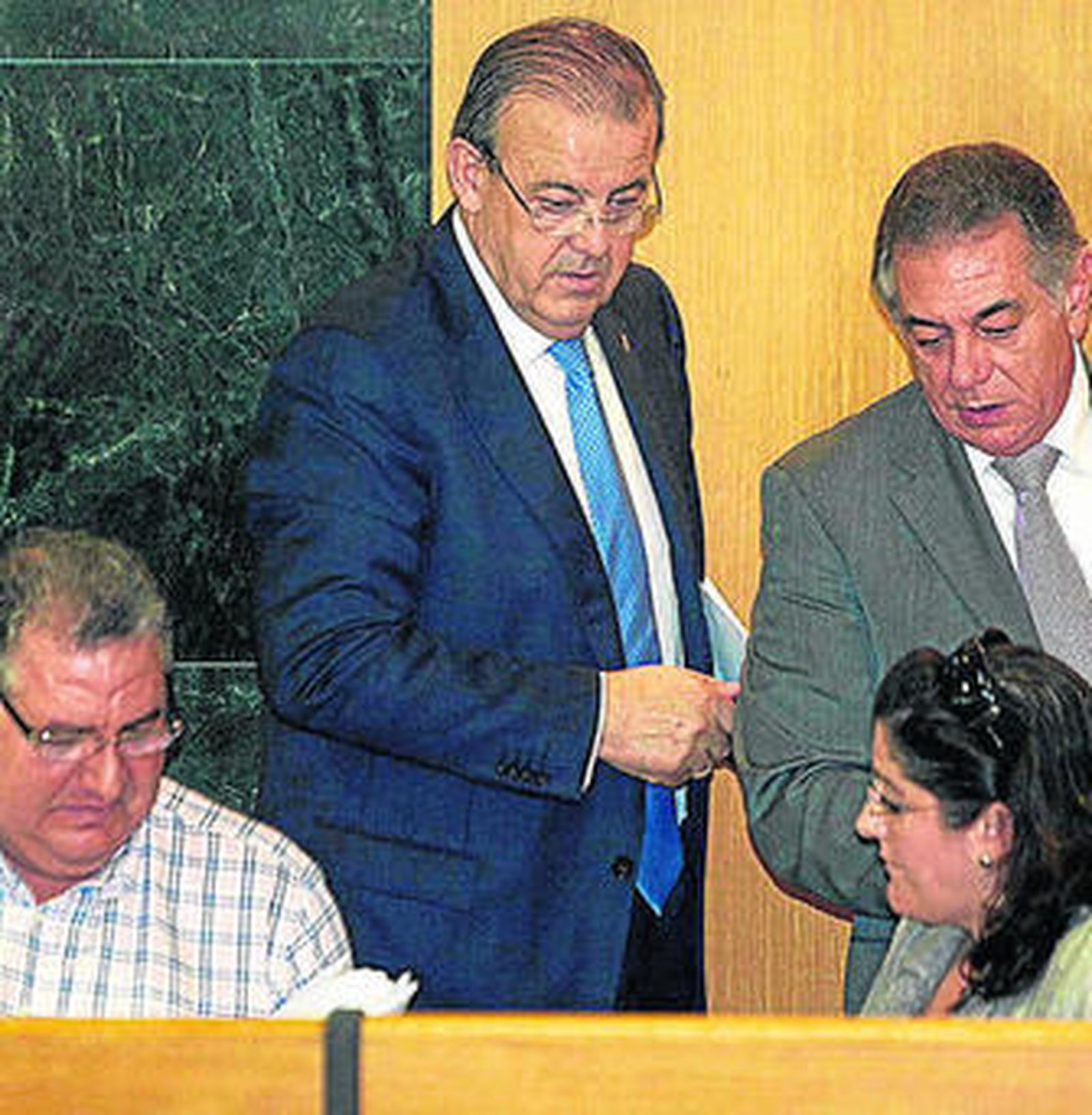 Juan Enciso ayer en la celebración de un pleno en El Ejido.