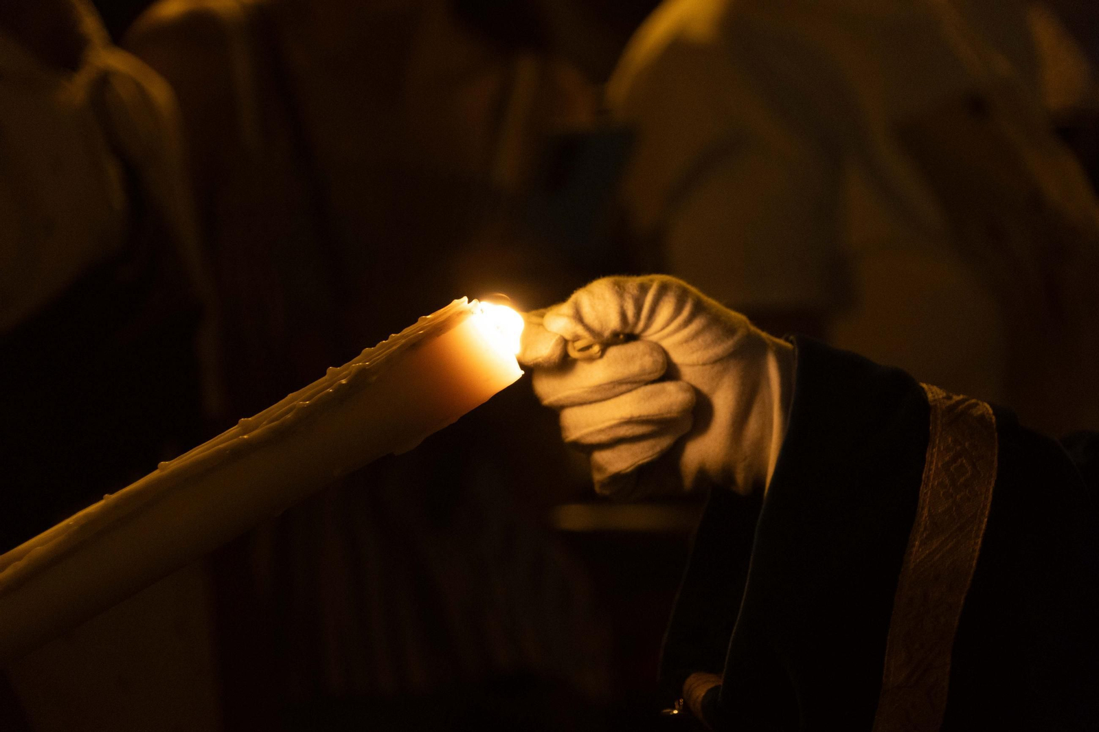 Imágenes del traslado de Nuestra Señora de la Cinta a la Parroquia Mayor de San Pedro