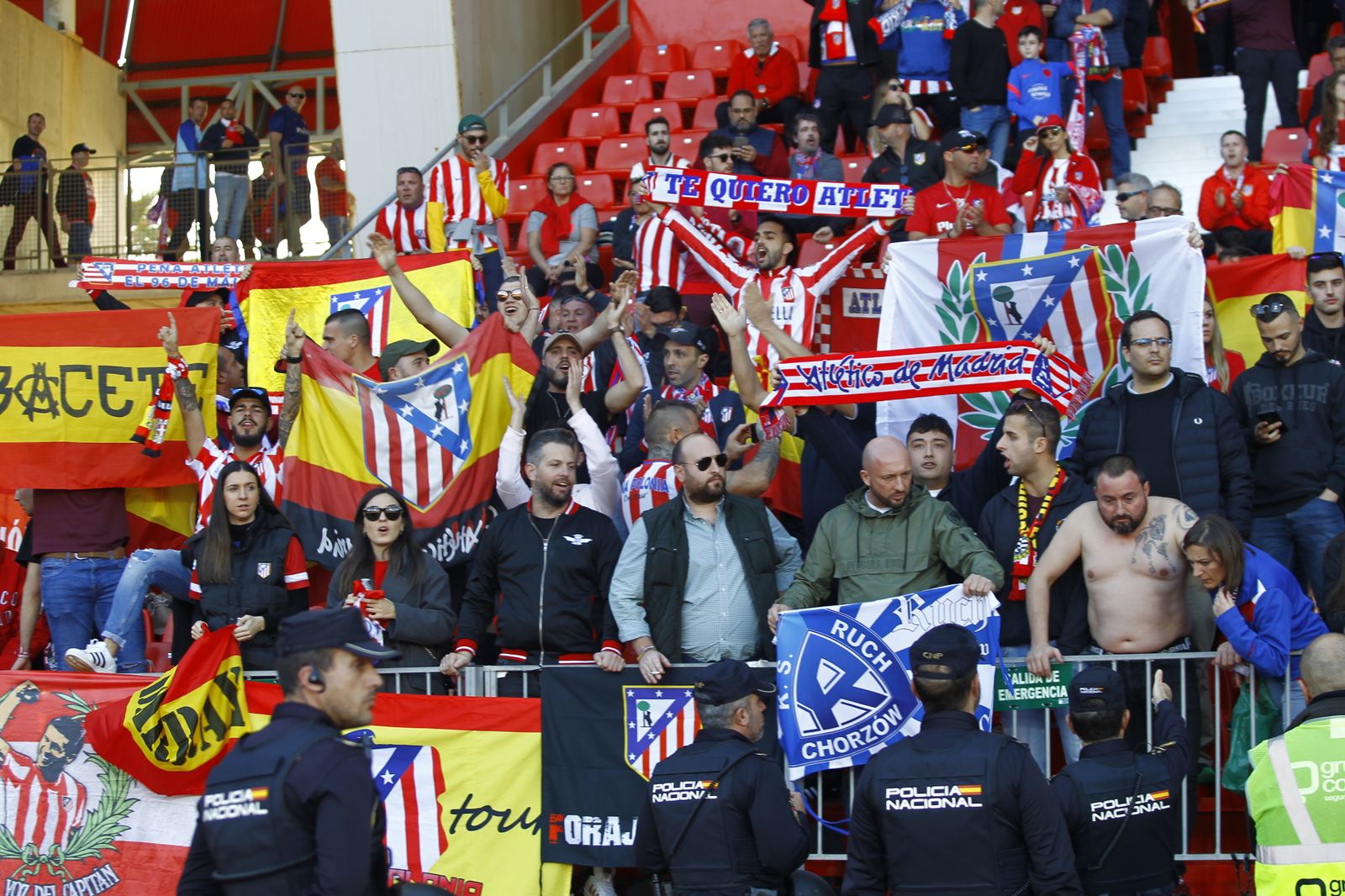 Imágenes del partido U.D. Almería-Atlético de Madrid