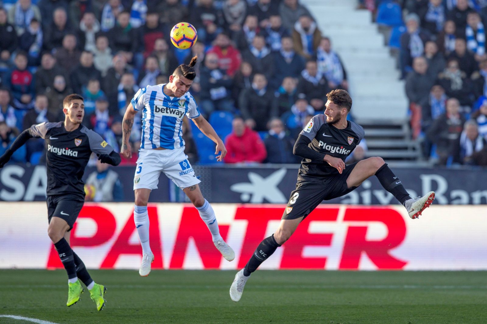 Las imágenes del Leganés-Sevilla