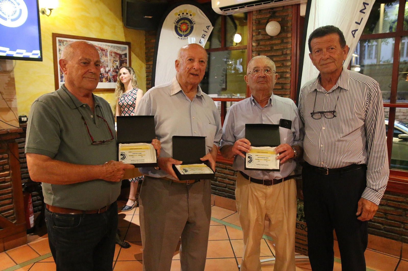 Homenaje a los expresidentes del Automóvil Club de Almería