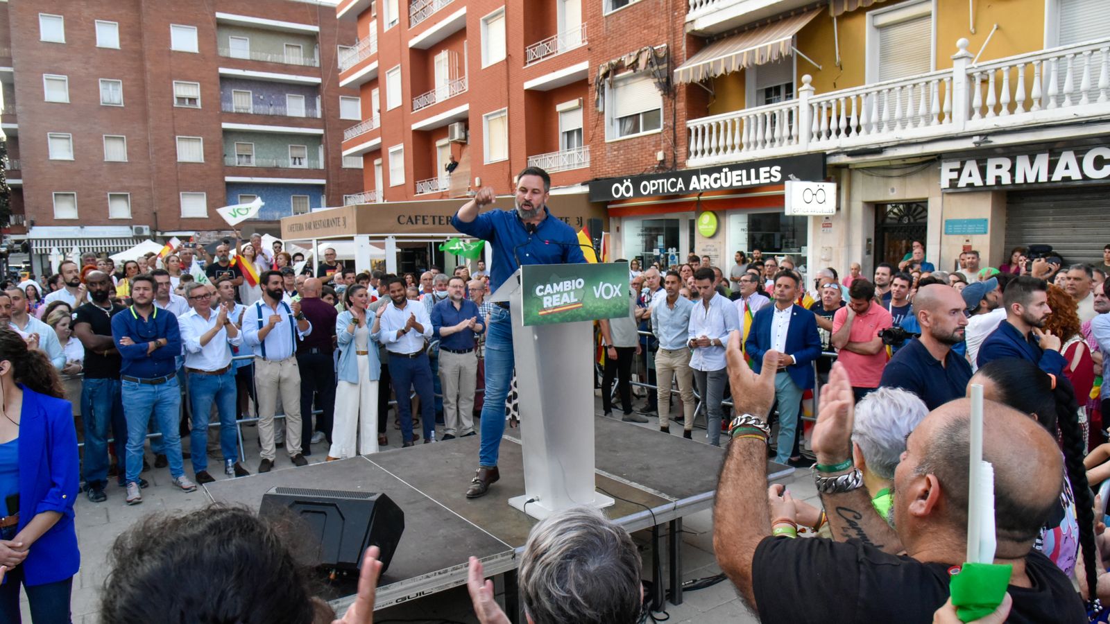 Las fotos del mitin de Vox en Algeciras