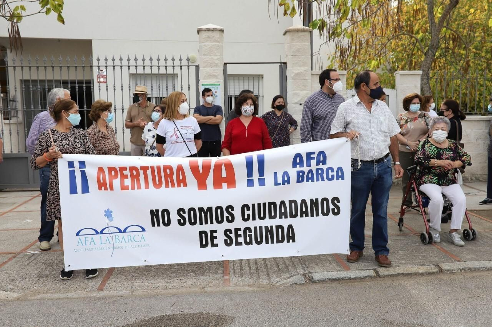 Protesta en AFA La Barca