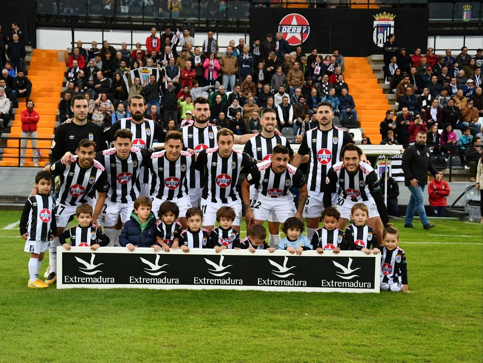 Jugadores del CD Badajoz.