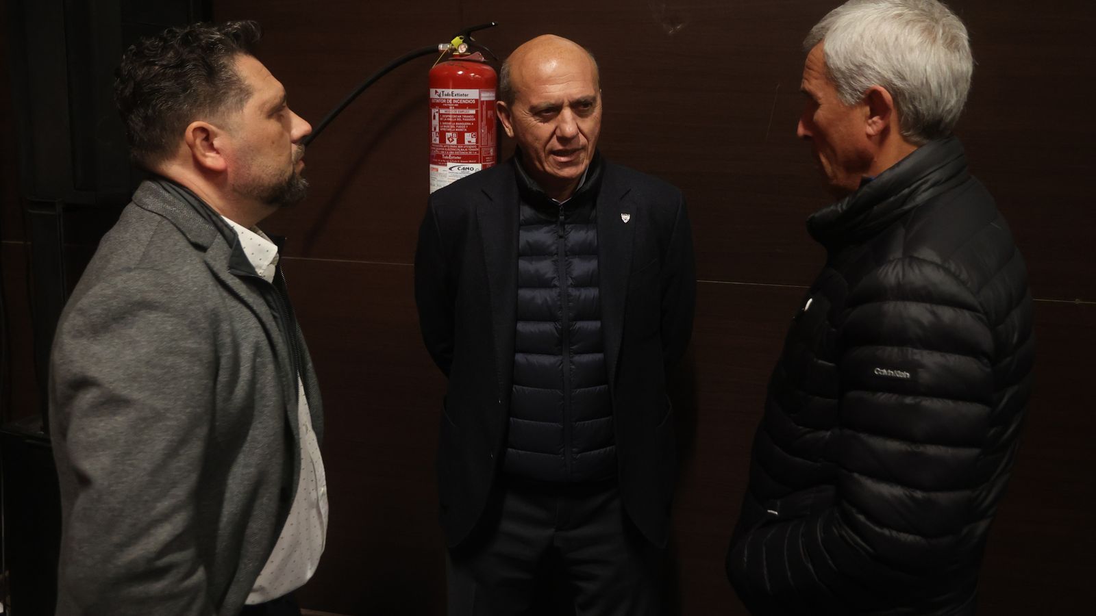 Jesús Alba, José María del Nido y Pablo Blanco.