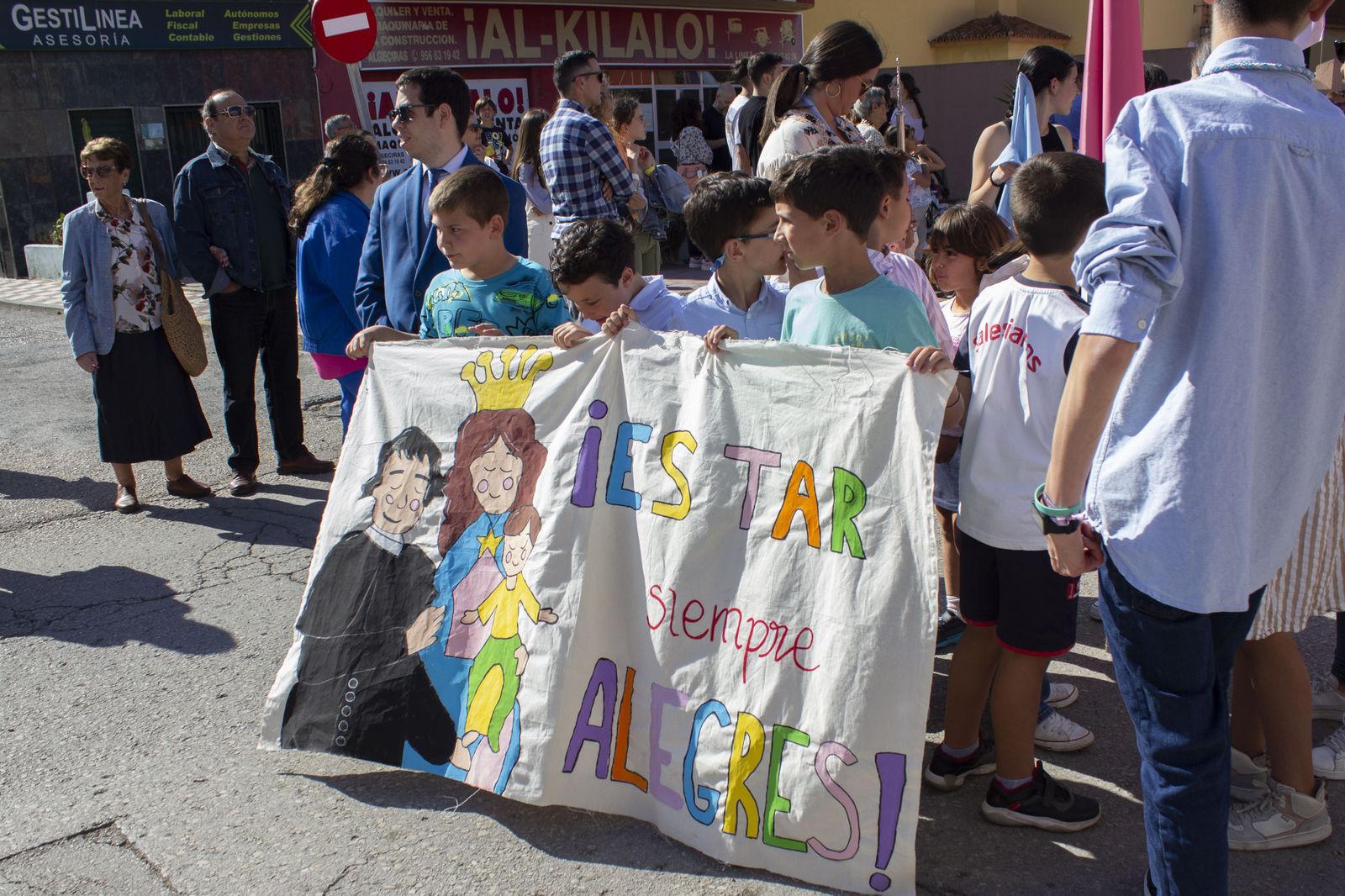 Fotos de la procesión de María Auxiliadora en La Línea de la Concepción