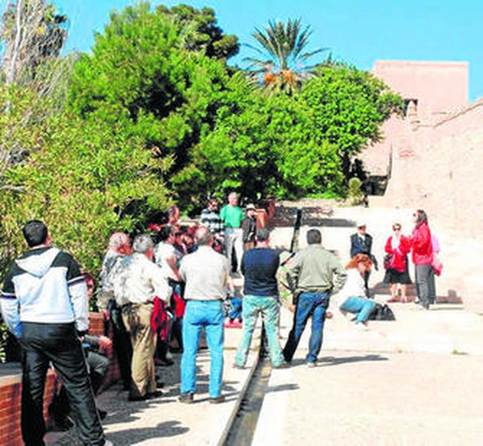 Visita guiada realizada ayer a la Alcazaba.