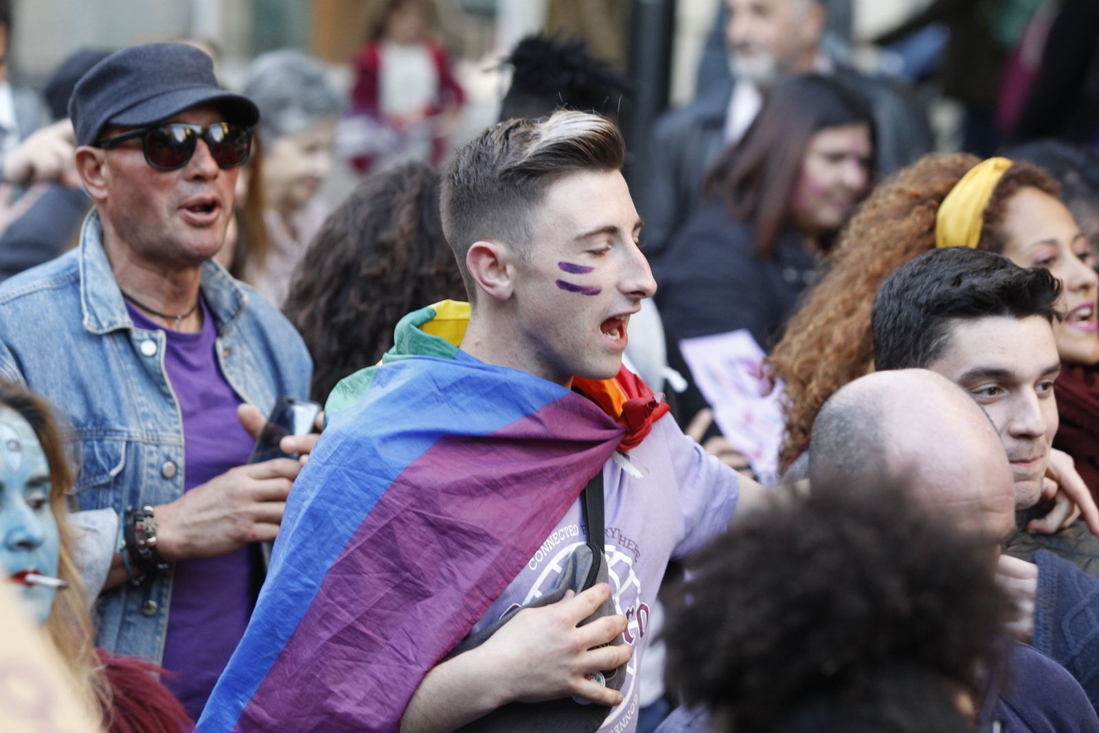 Fotogalería manifestación Día Internacional de la Mujer