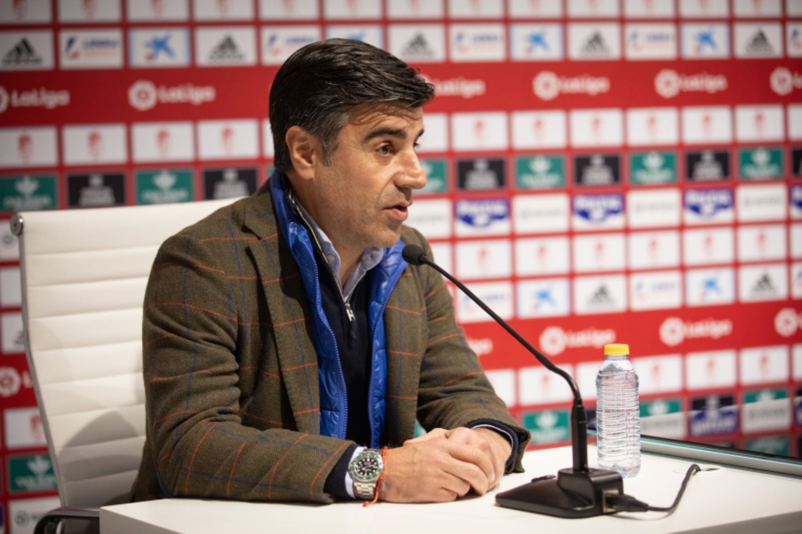 Nico Rodríguez, este miércoles en rueda de prensa