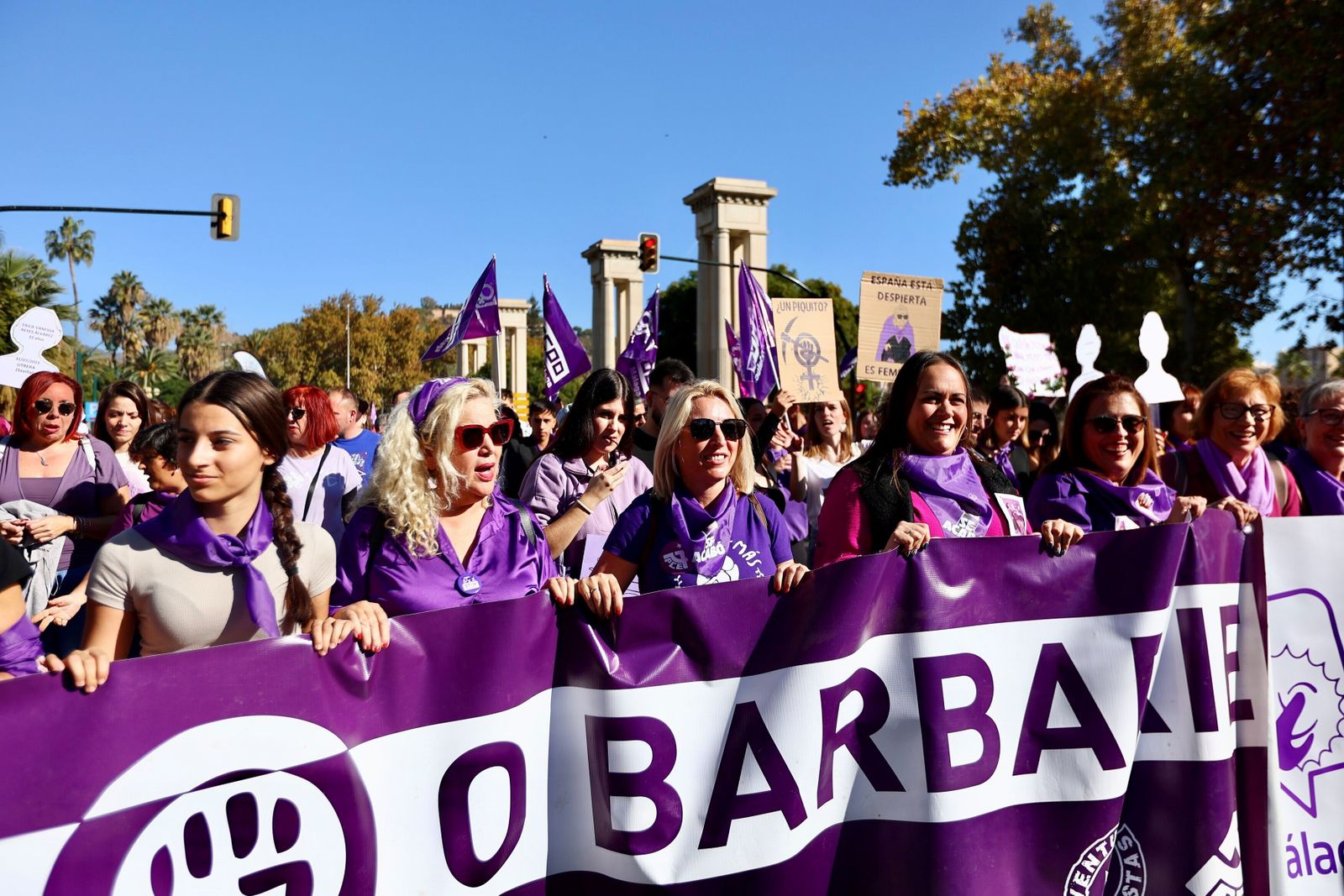 Todas las fotos que deja la manifestación del 25N
