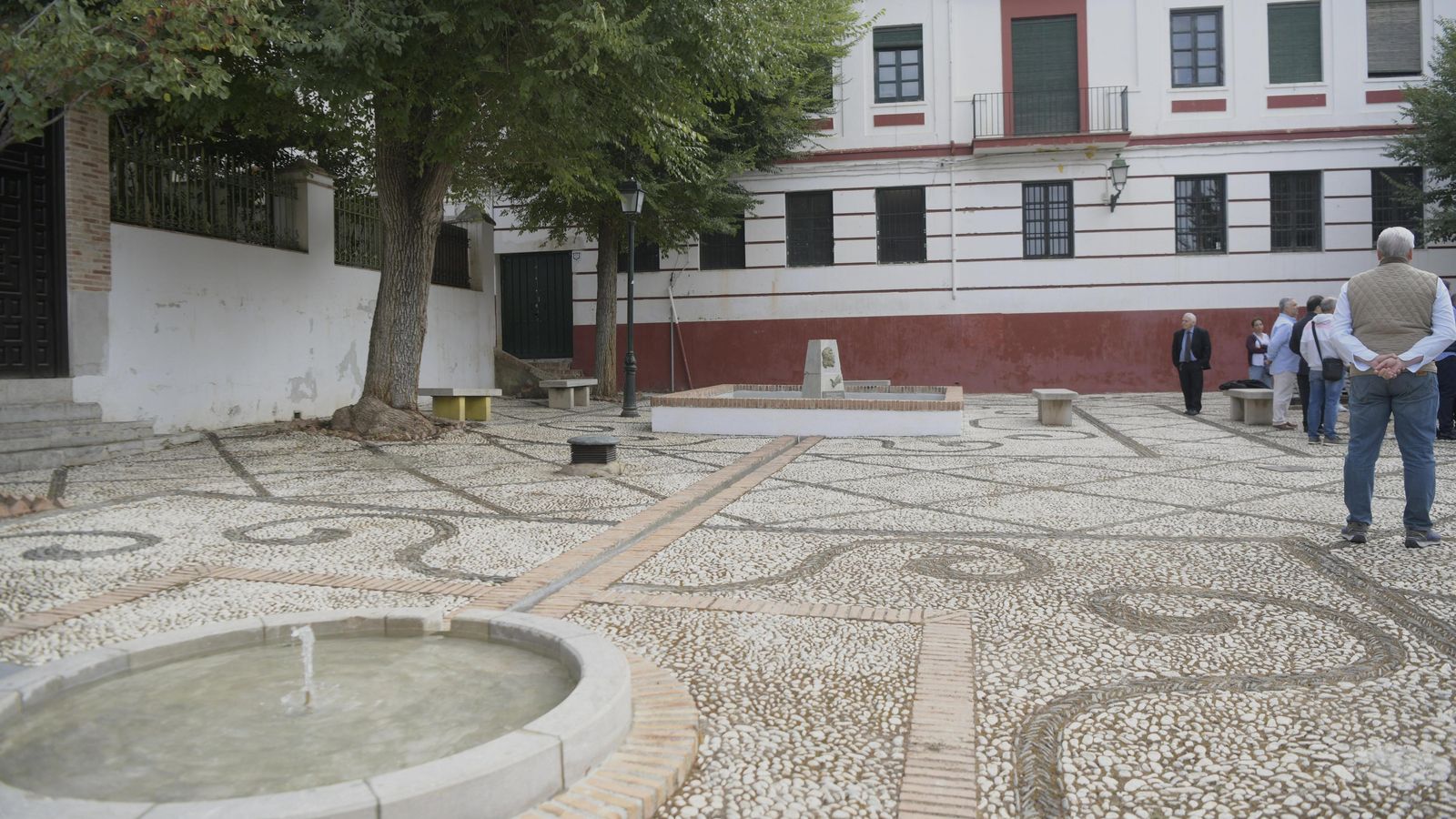 Plaza de la Victoria en el Albaicín.