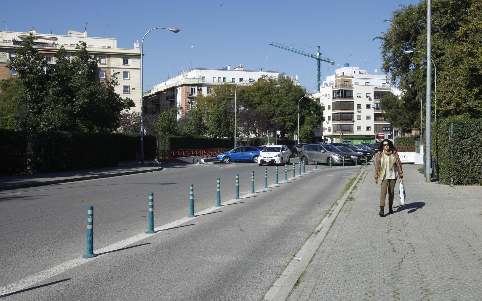 La actual calle Pierre de Coubertin separa lo que fueron los Patios de Santa Matilde y Santa Cecilia del barrio de Laffitte.