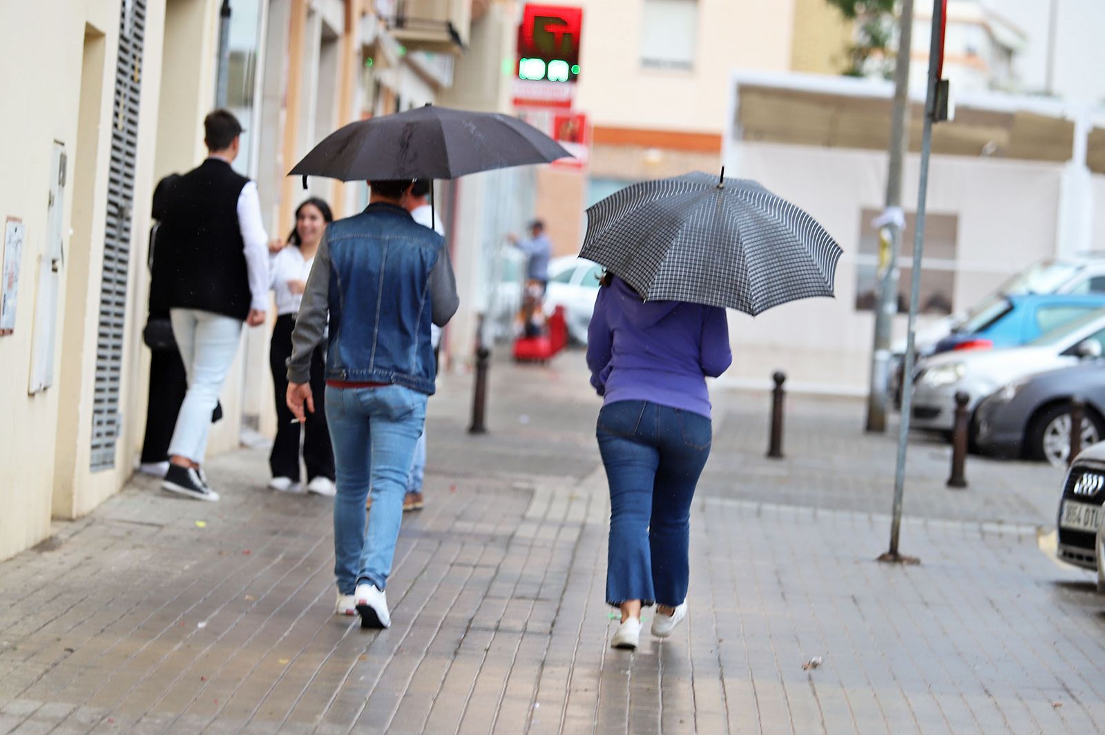 La lluvia en la jornada de domingo en Huelva