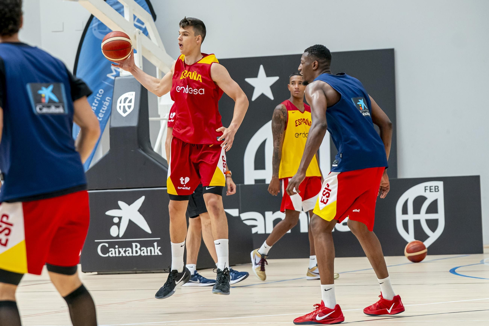 España acaba su trabajo en Madrid antes de venir a Málaga