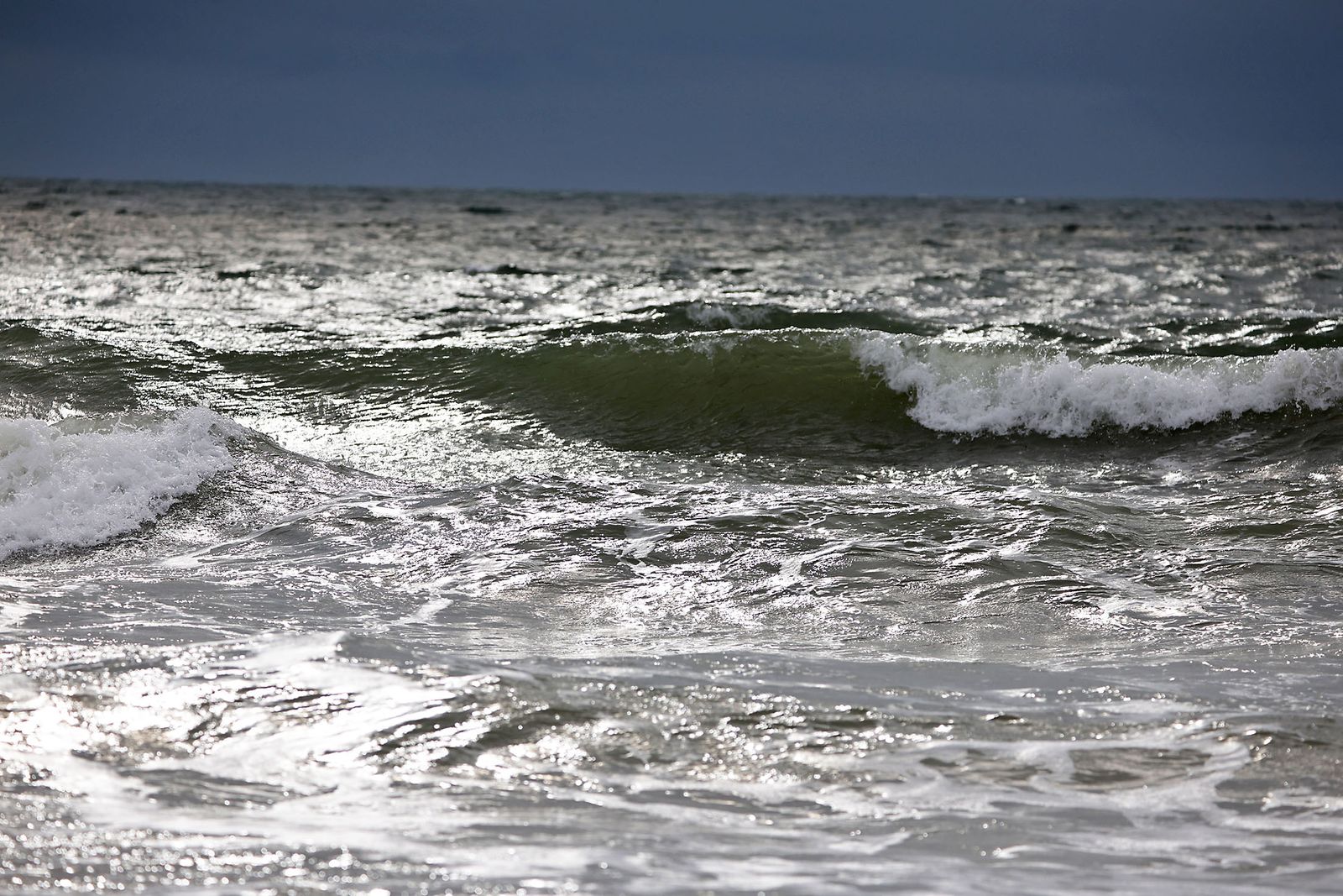 Las fotografías del primer día del años en las playas de Huelva