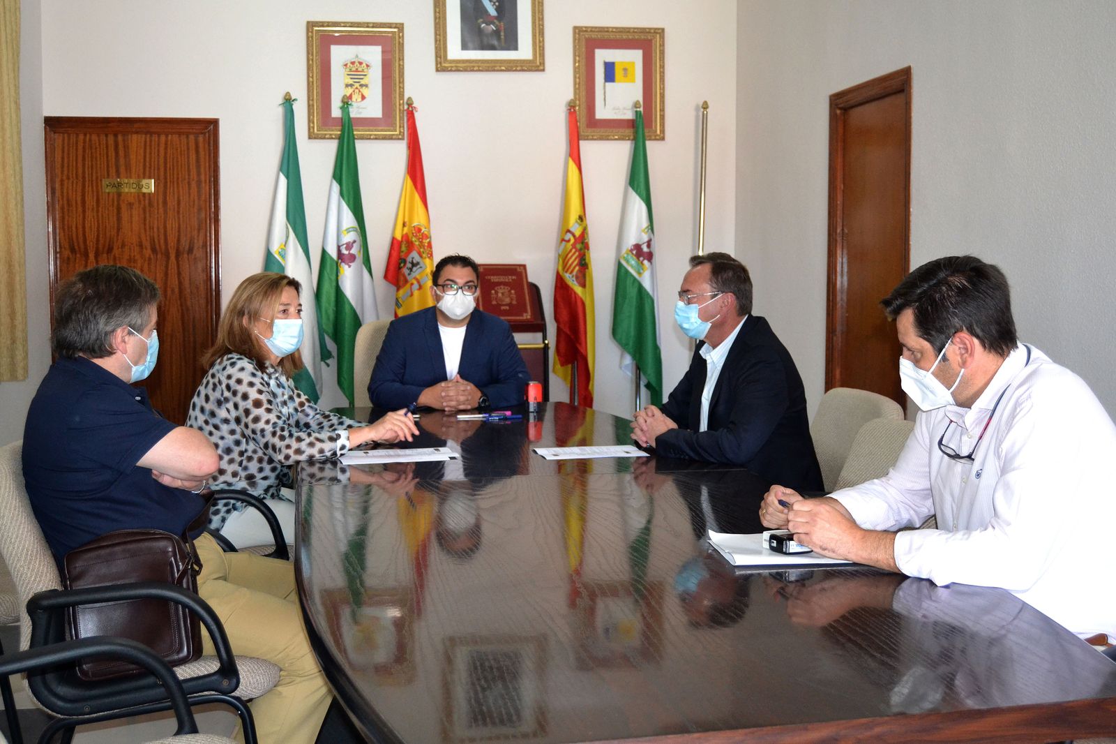 Encuentro entre Jesús Fernández y Francisco Palomares en El Guijo.