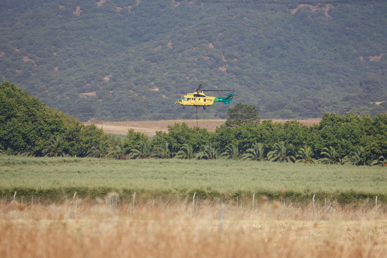 Las imágenes del incendio forestal de la Sierra de Córdoba
