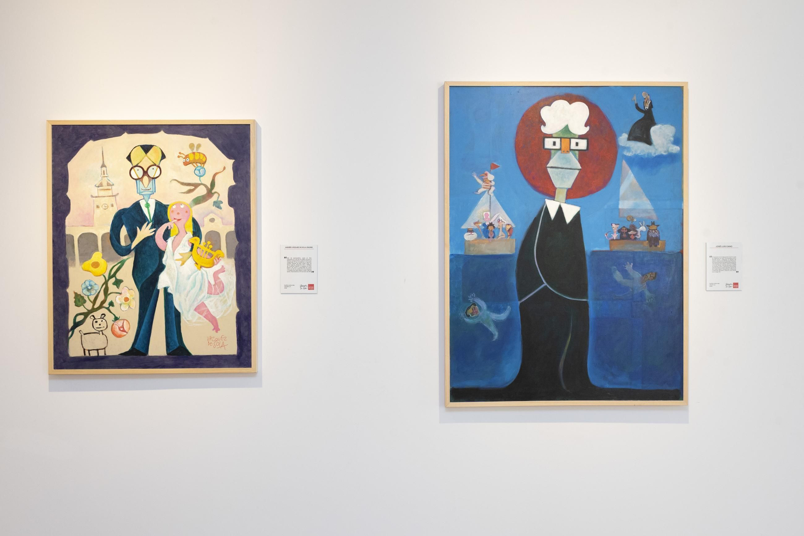 Fotos de la exposición permanente de Andrés Vázquez de Sola en el Centro de Arte Contemporáneo de San Roque