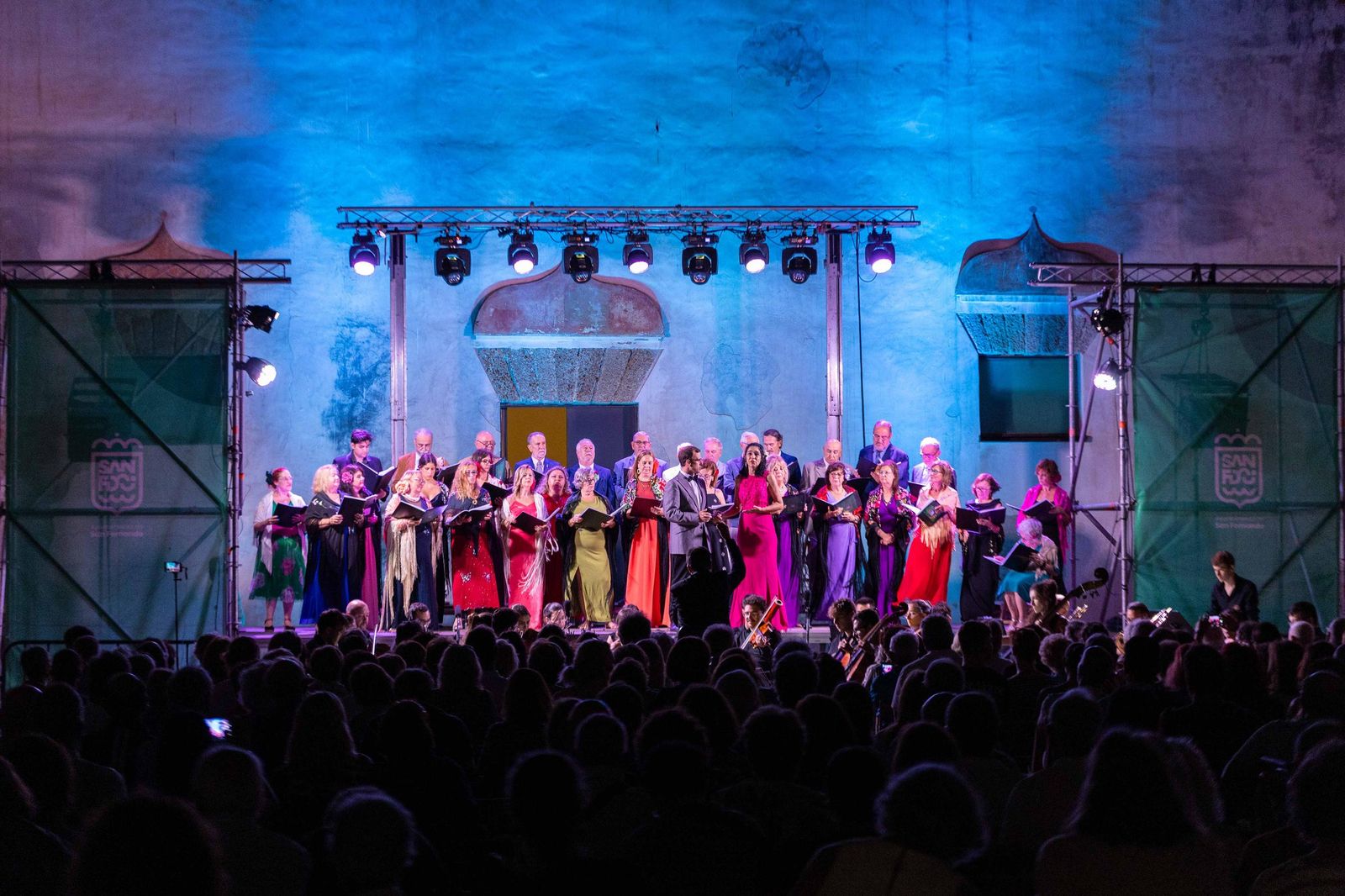 Zarzuela para cerrar las Noches del Castillo en San Fernando: las imágenes de una noche triunfal