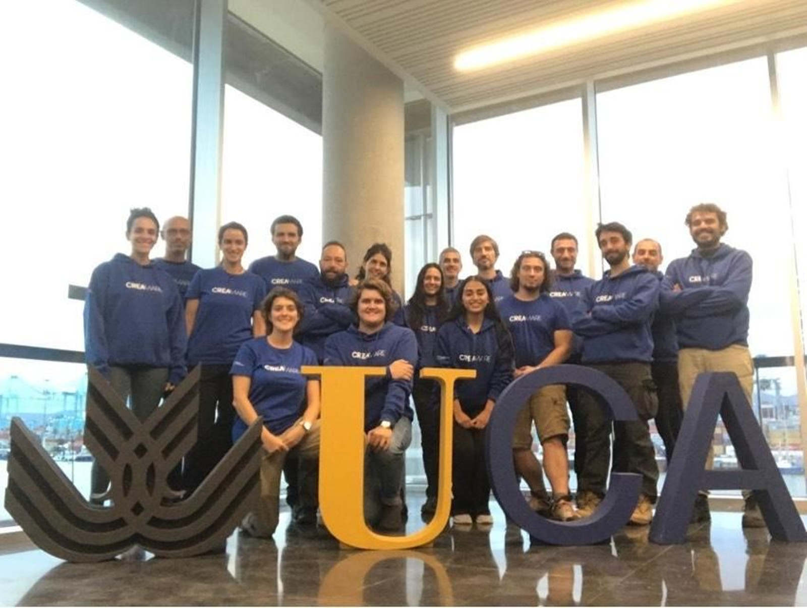 Los participantes en el Curso Creamare.