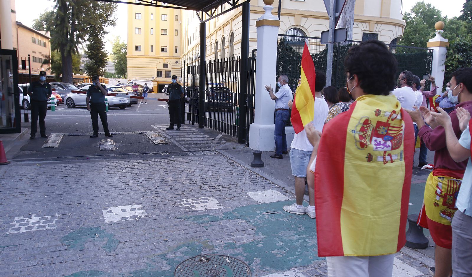 CONCENTRACION EN ERITAÑA EN FAVOR DE LA GUARDIA CIVIL