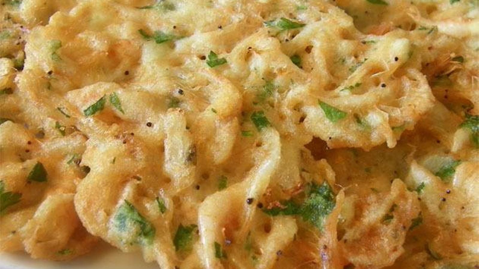 Tortillita de camarones