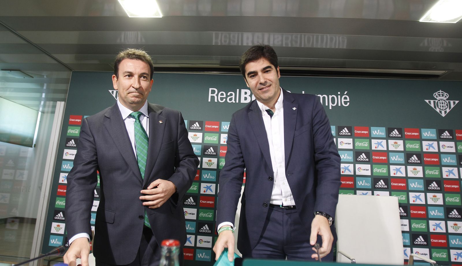 Catalán y Haro, en la rueda de prensa en la que explicaron el acuerdo.