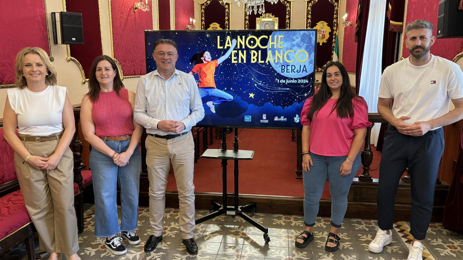 Presentación de la Noche en Blanco de Berja.