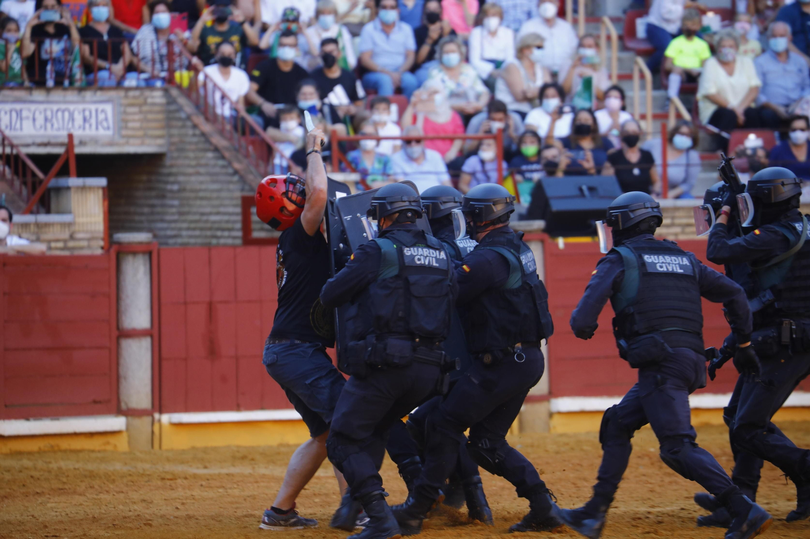 La impresionante exhibición de la Guardia Civil en la plaza de toros de Córdoba, en fotografías