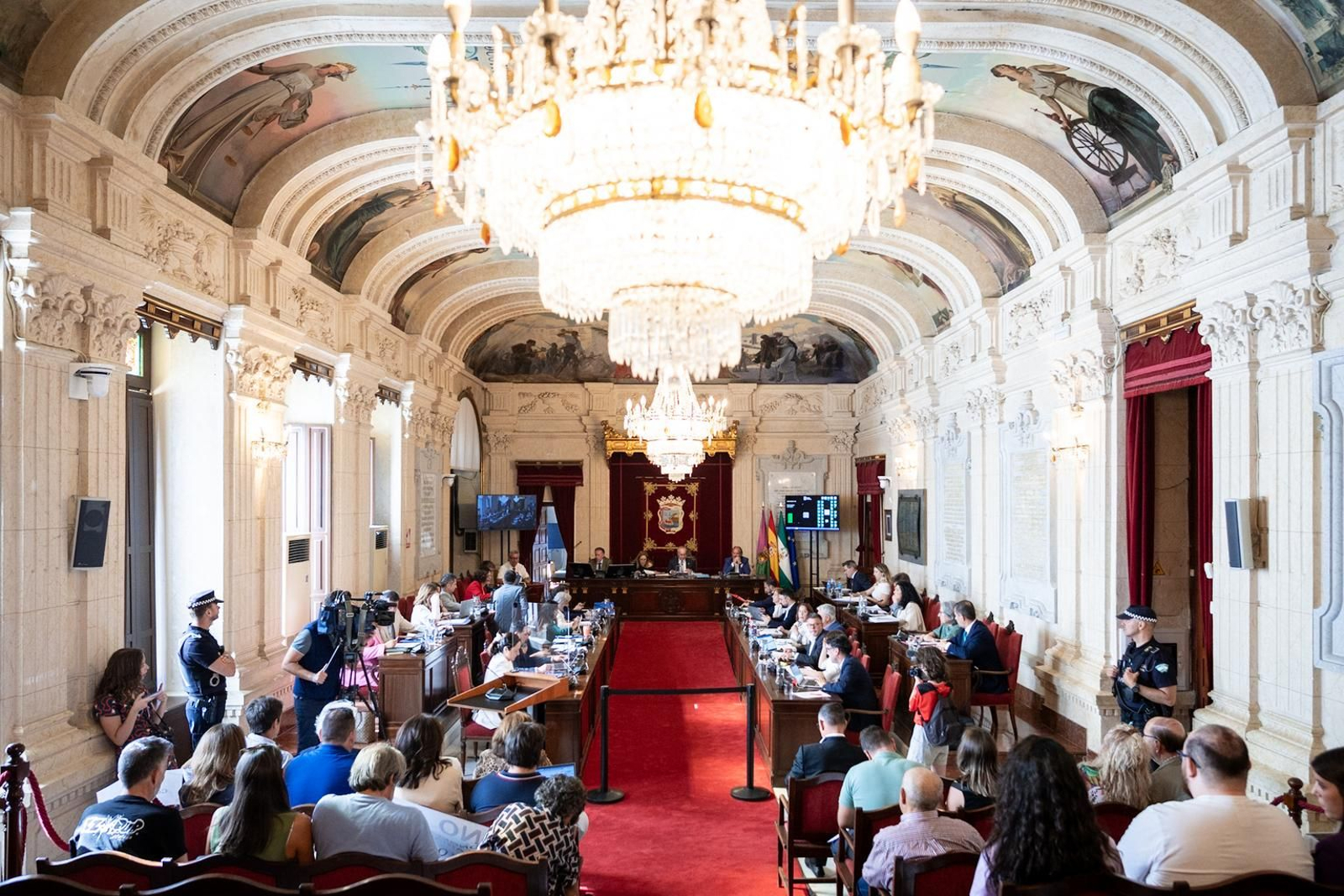 Pleno del Ayuntamiento de Málaga del mes de mayo.