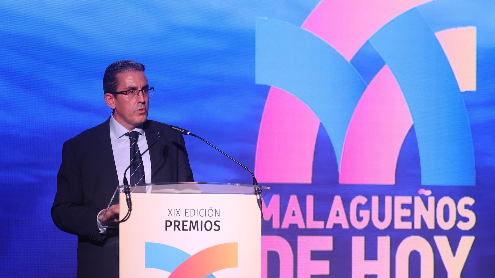 Sergio Corral, director general de la Fundación Bancaria Unicaja, durante su discurso.