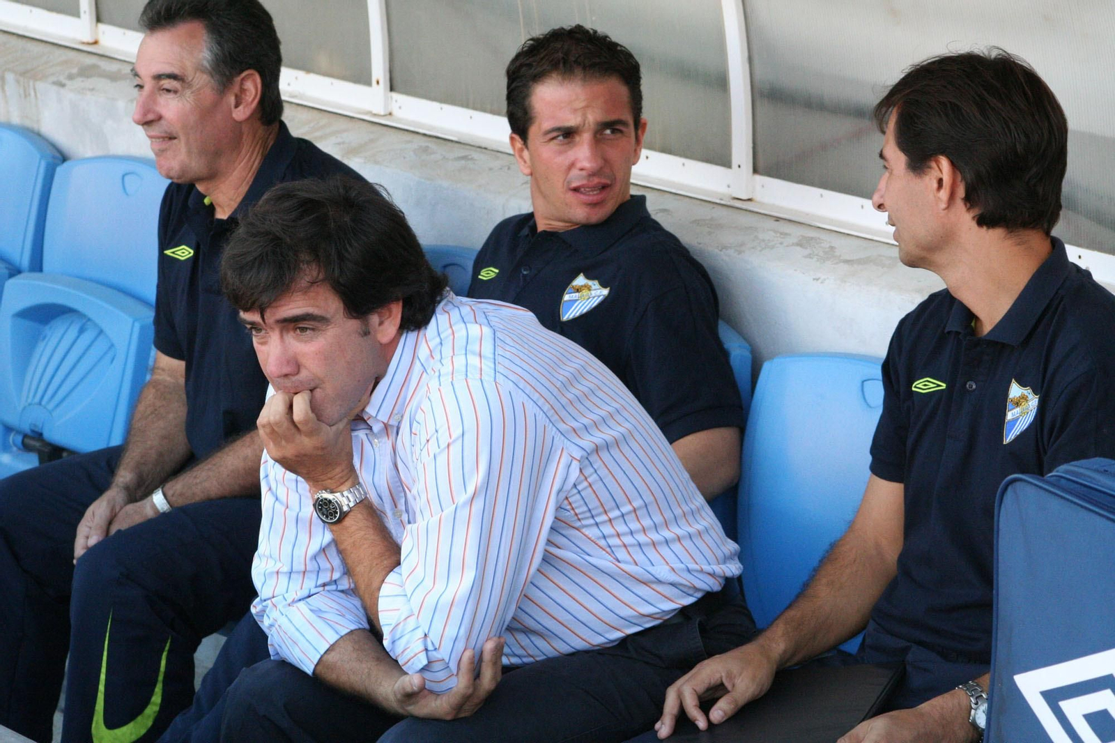 El paso de Marcos Alonso por el Málaga CF, en fotos