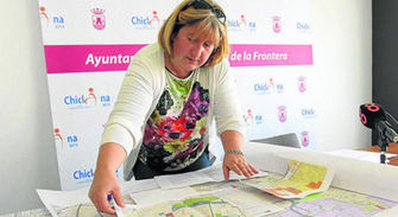 La delegada municipal de Urbanismo, Marisol Ayala (PVRE), ayer en la Sala de Prensa del Ayuntamiento.