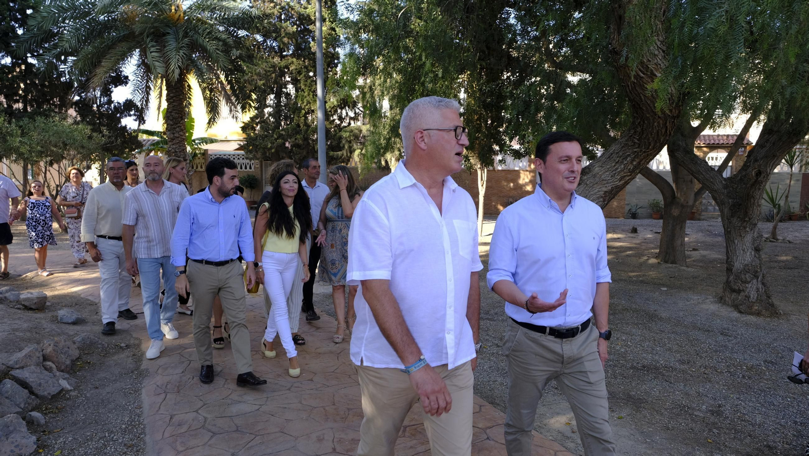 Inauguración del Parque de los Derechos Humanos, en Villa Inés (Huércal de Almería), en imágenes