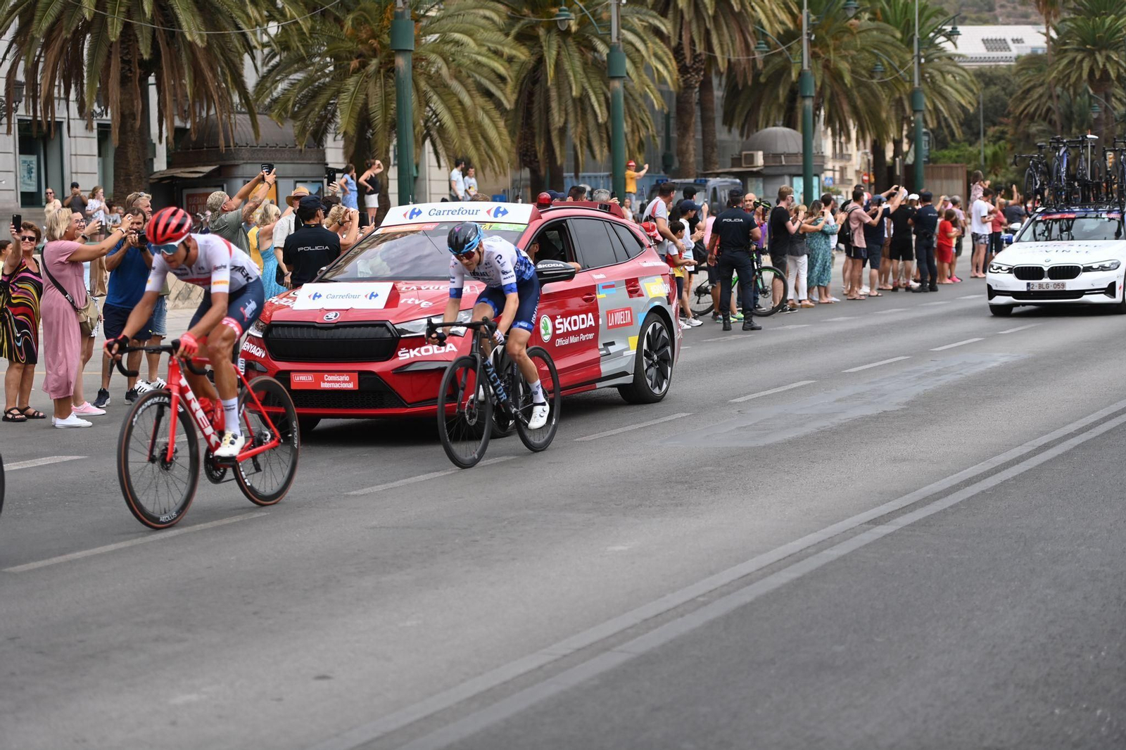 Las fotos de la Vuelta a España al paso por Málaga capital
