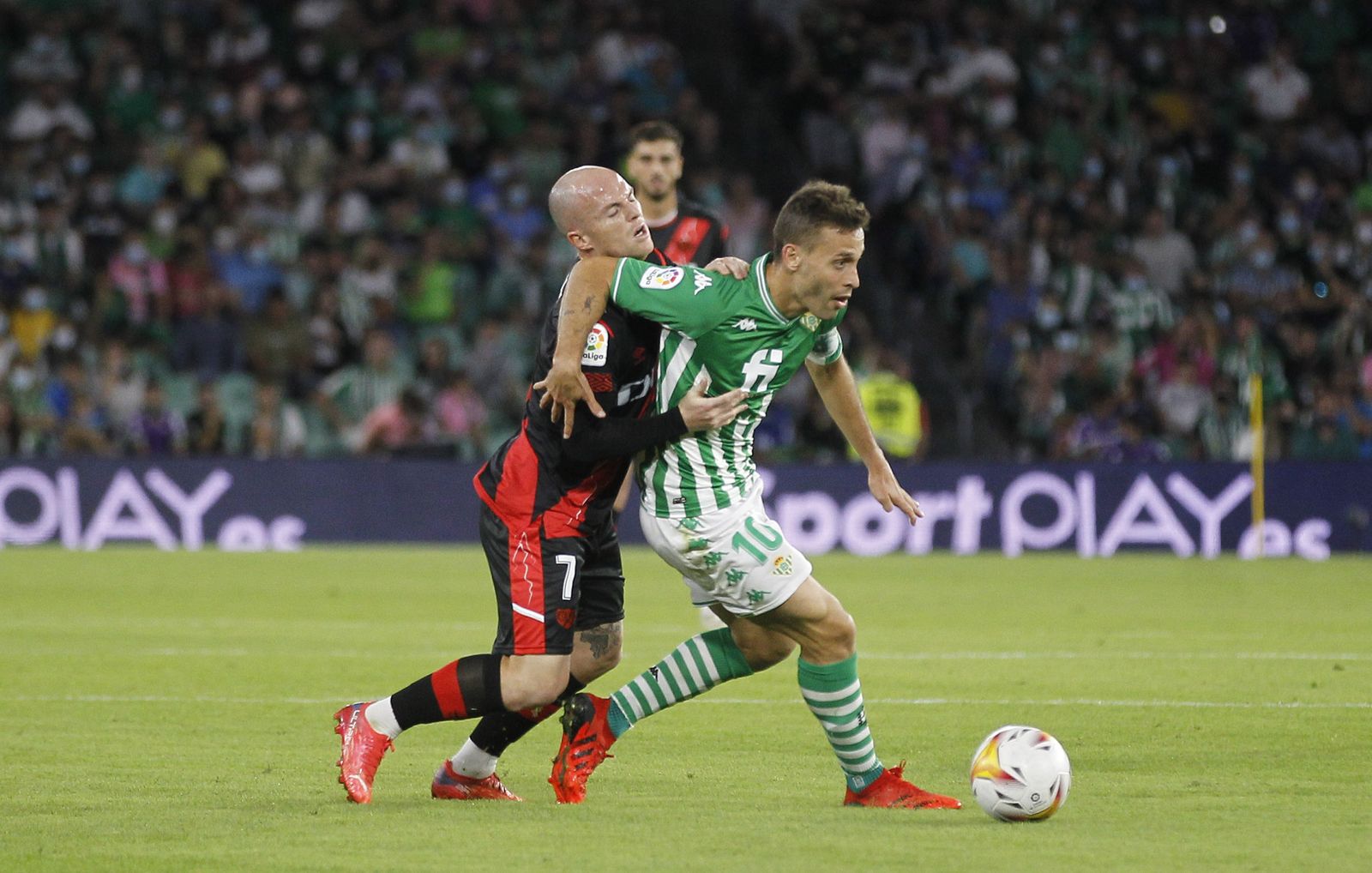 Una imagen del Rayo - Betis de Liga.