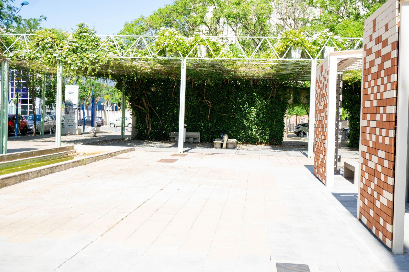 Fotogalería de las instalaciones del proyecto Cartuja Qnat, el aire natural para Sevilla