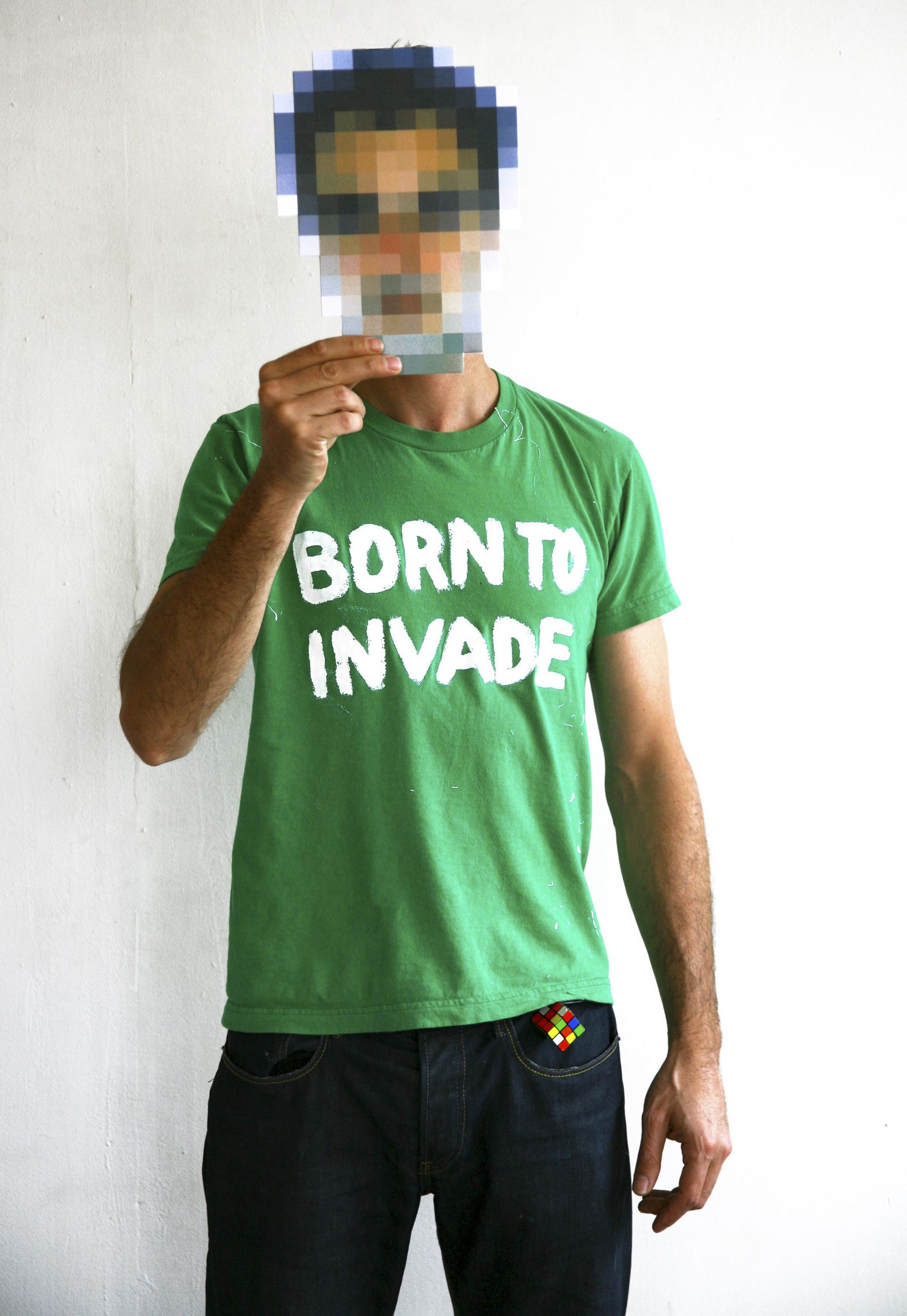 'Invader' (2007), autorretrato del artista francés.