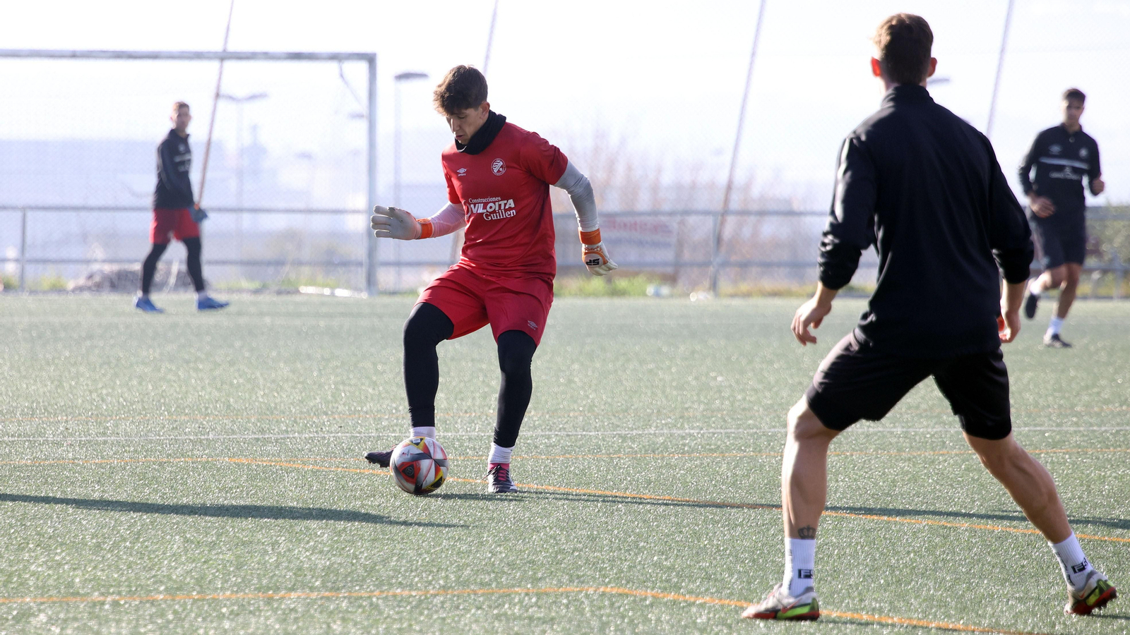 Primer entrenamiento del Xerez DFC en Picadueñas