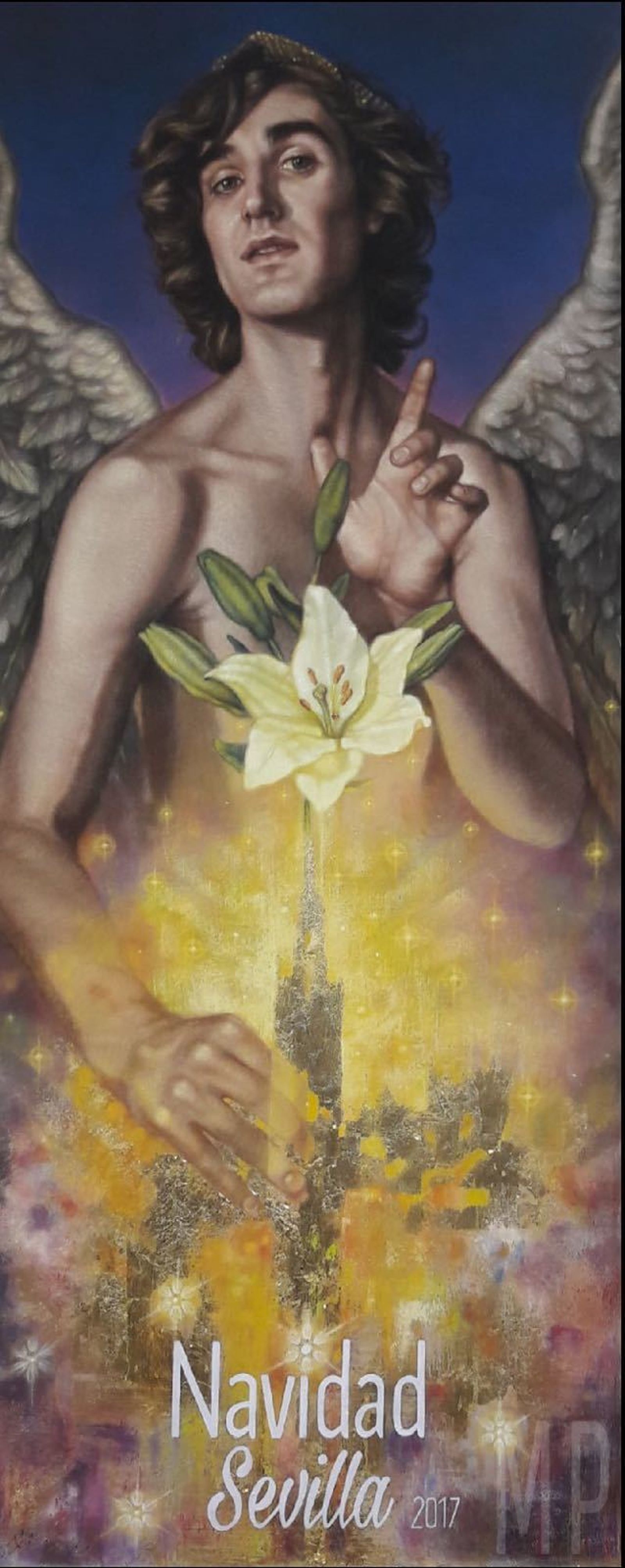 El polémico cartel.