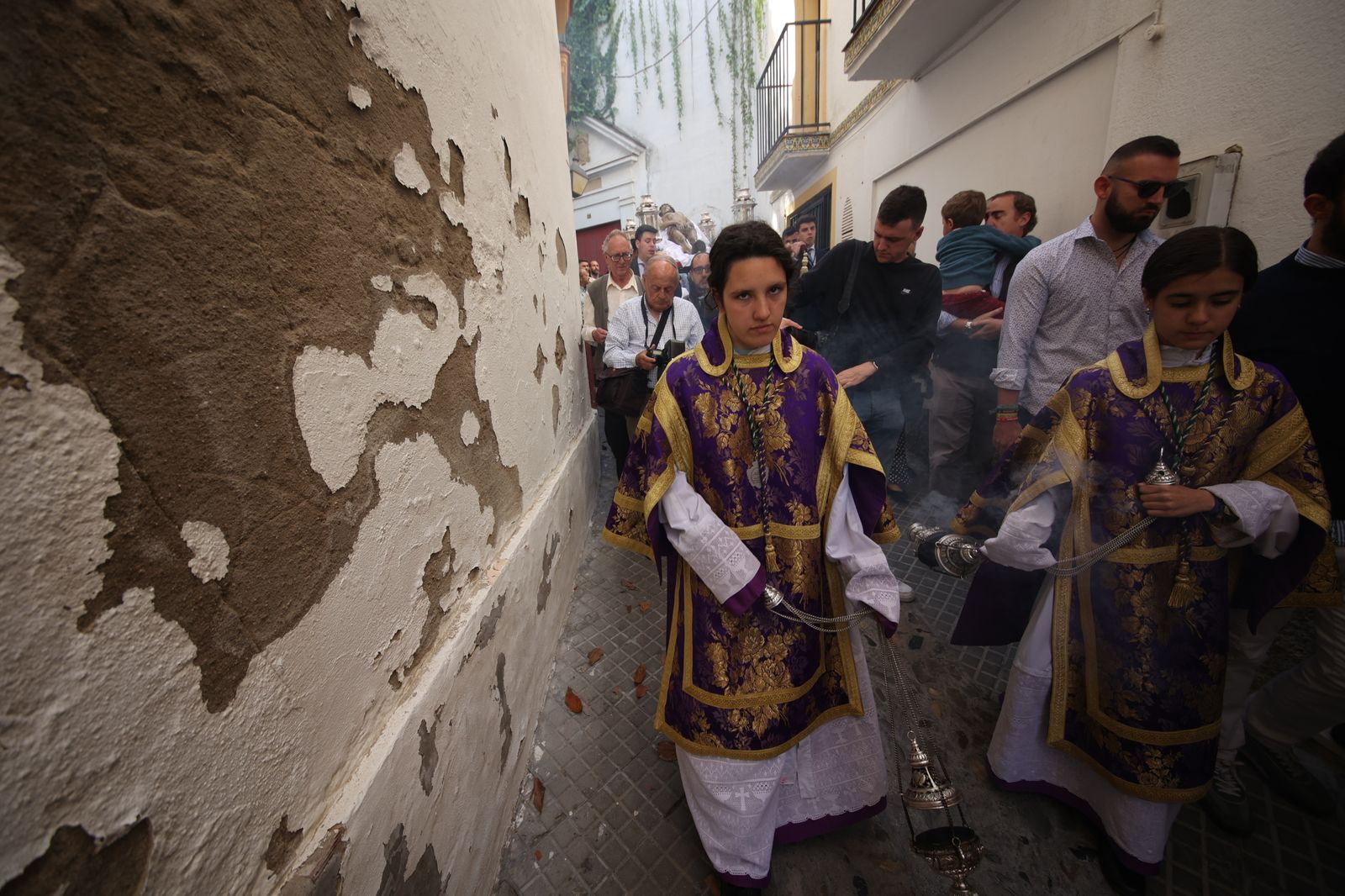 Salida del Cristo del Aguas para pedir lluvias