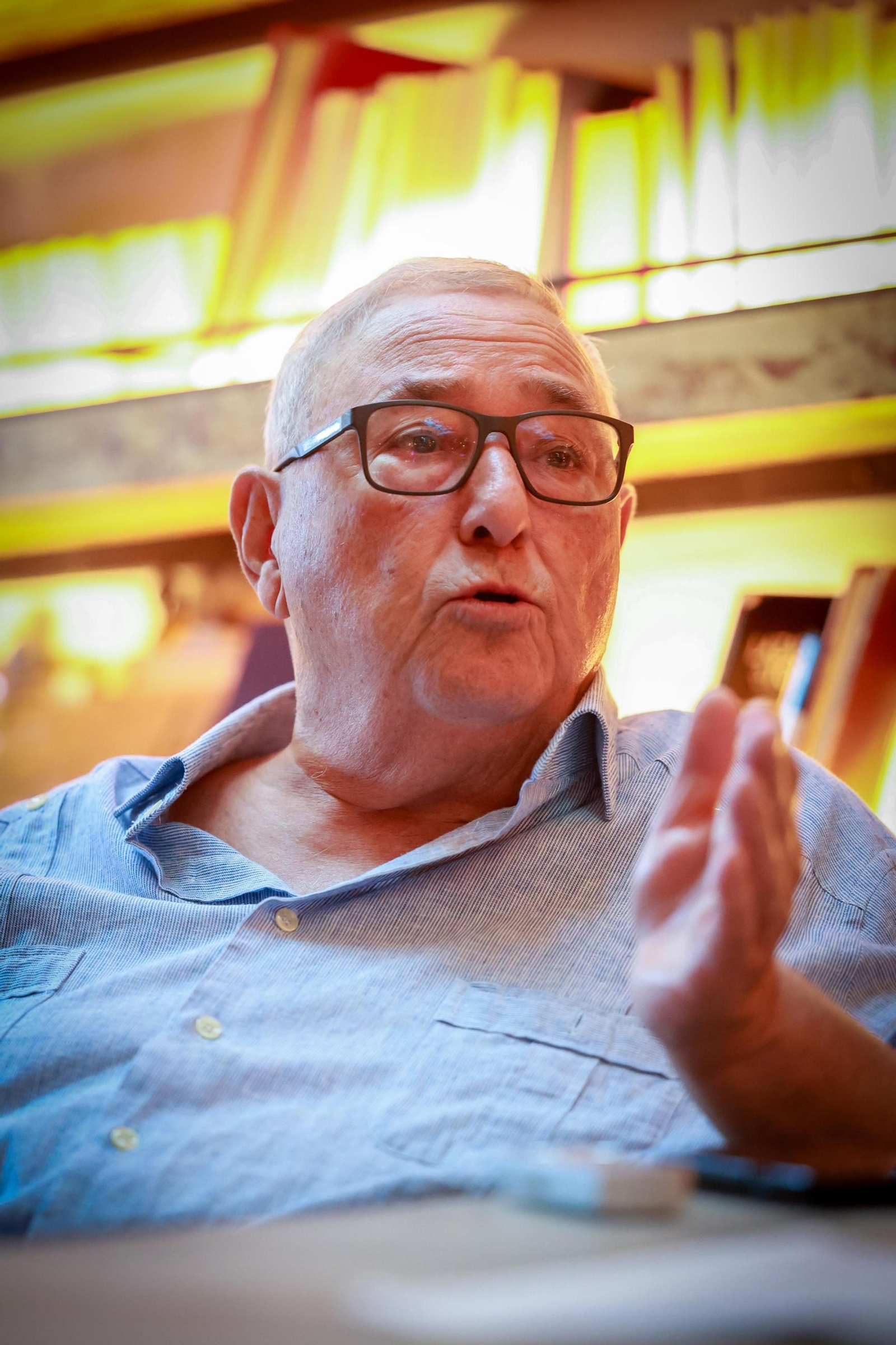 El hostelero gaditano, durante otro momento de la conversación.