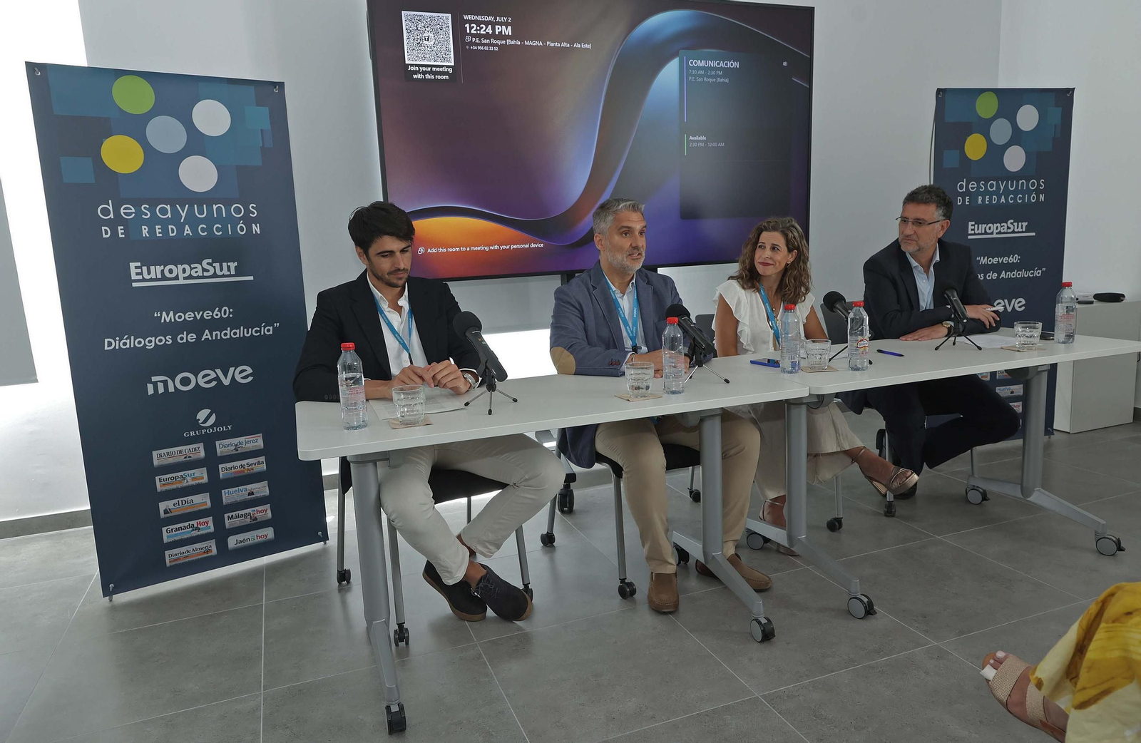 Fotos del Desayuno de Redacción de Europa Sur 'Moeve60 : Diálogos de Andalucía' en SanRoque