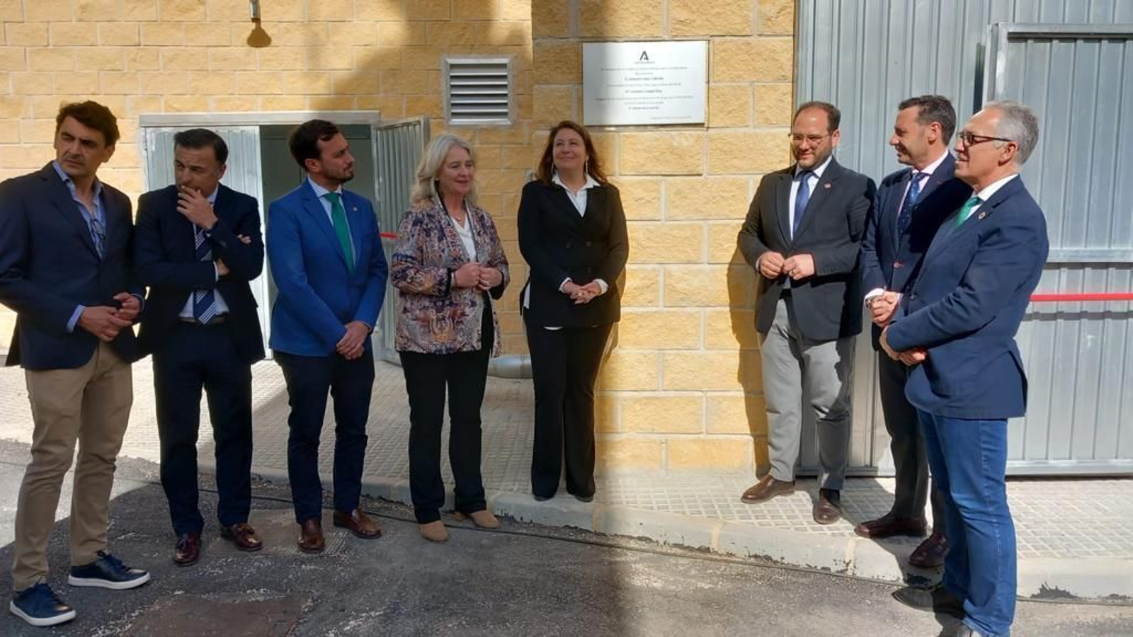 La inauguración de las obras.